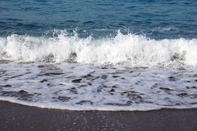 foamy Wave of Water Sea