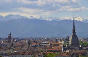 Panoramic view of Torino Big City