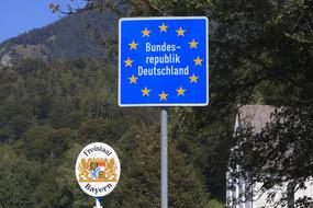 travel Border in Austria Bavaria
