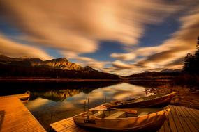 Canada Lake Water at sunset