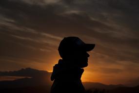 Man Silhouette black