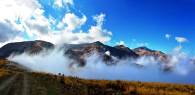 fog over the Lazistan ridge