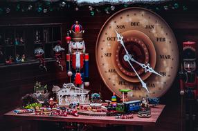 Christmas Santa claus figures