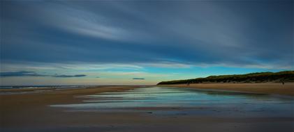 Beach Sand Reflections