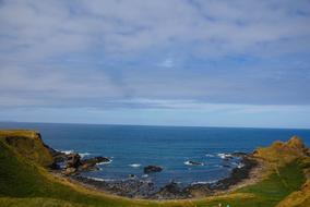 Coastal blue water