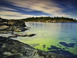 green Sea Landscape