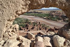 landscape of Rocks in Morocco