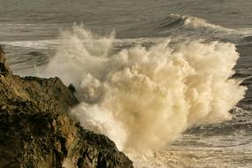 Ocean Waves Surf close-up