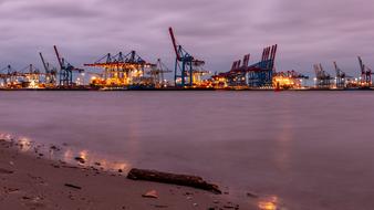 Elbe Evening at Water