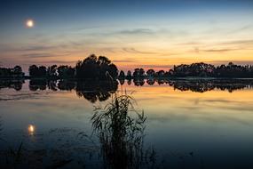 Sunset Lake Mood