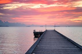 Wooden Pier Sea