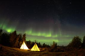 Camping and Night Stars