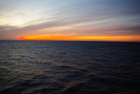 Sunset Water Ocean