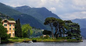 Lake Como Northern landscape