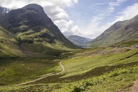 scenic Highlands, uk, Scotland, glencoe