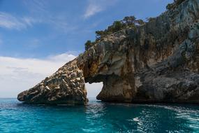 rocky coastline in corsica