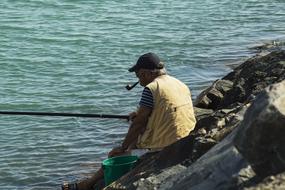 Fisherman Sea Ocean