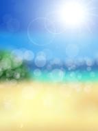 beach summer sun relaxation