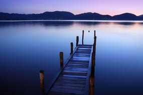 Waters Lake at Sunset