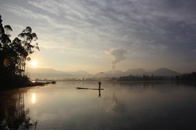 picture of Lake Water at Sunset