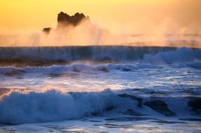 The Pacific Ocean at Sunrise Sunset