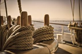 Knots Sea Rope close-up