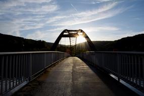 Bridge Arch at Sunset