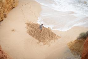 Man and Sand Pattern