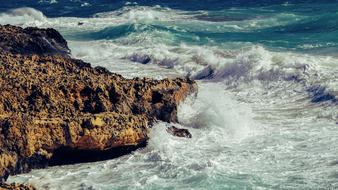ocean coast on a sunny day