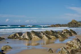 Beach Rocks Sea