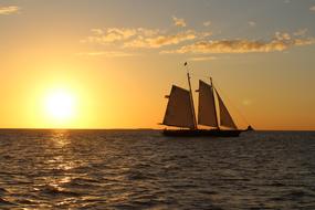 Sunset Water Sea