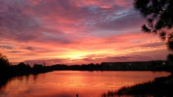 landscape of Sunset Dawn Dusk