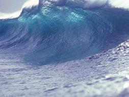 high Wave, stormy Sea close up