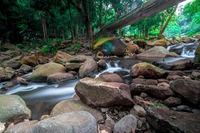 Nature stones Water streams