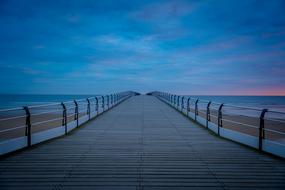 landscape of Saltburn First Light Sunrise