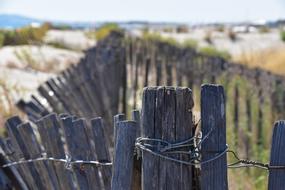 Barrier fence Beach