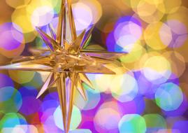 Star Ornament Christmas bokeh