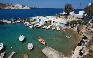 landscape of Greek Island Milos