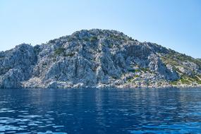 landscape of Mountain Ada Marine lake