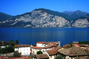 landscape of Cassone Italy Garda