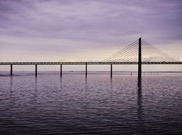 Ehresund Bridge Ehresund Sea