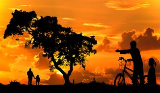 Sunset Dawn Silhouettes