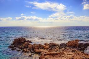Rocky Coast Sea Sky
