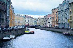 Saint Petersburg water channel