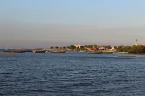 landscape of Beach Mar Salinas Margarida