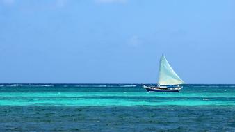 people resting in sailboat on sea
