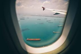 Window Airplane view