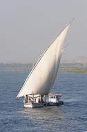 Water Sail boat in Africa