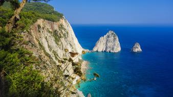 landscape of cliff Greece Holidays