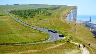 Landscape of Cliffs Trekking